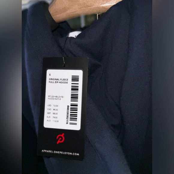 Peloton Unisex Original Fleece Full Zip Hoodie - Picture 7 of 10